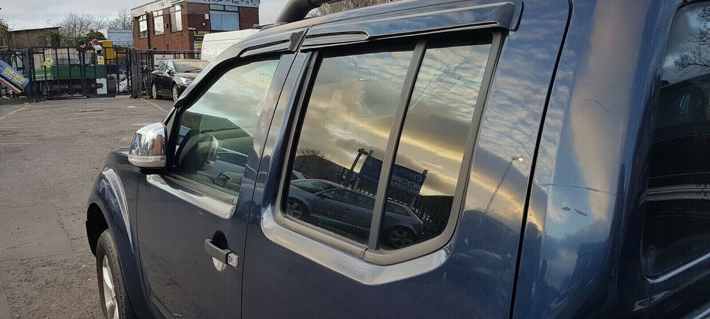 Wind Rain Deflectors LH & RH (4 pcs) For NISSAN NAVARA D40 2005-2014