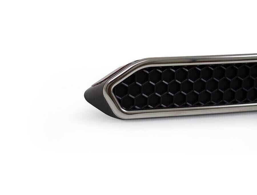 Exhaust Deflector Frame Abs & Chrome 4 Pieces For R. Clio IV 2012-2018