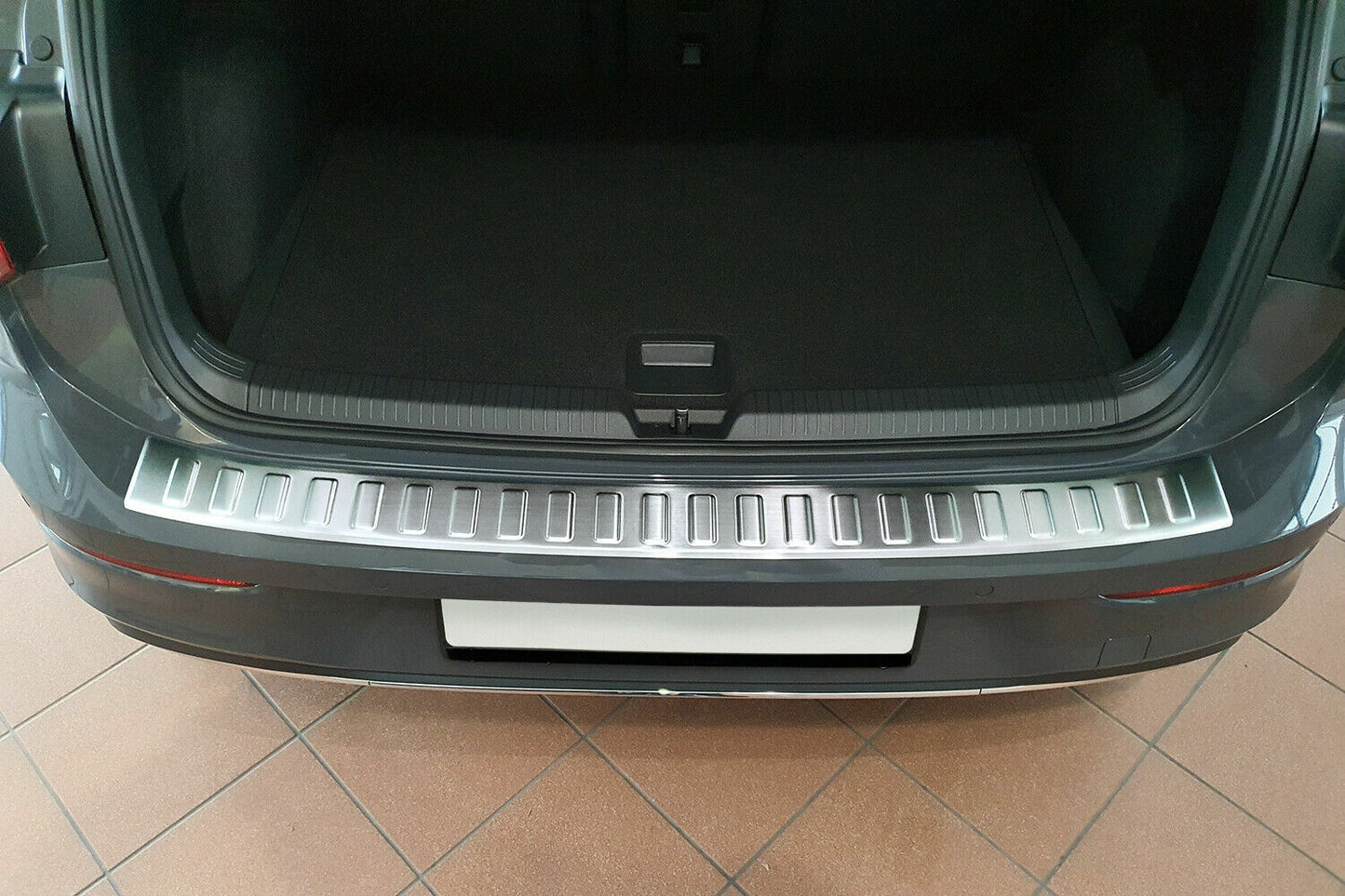 Chrome Rear Bumper Protector For VW GOLF MK8 VIII ESTATE 2019-2023