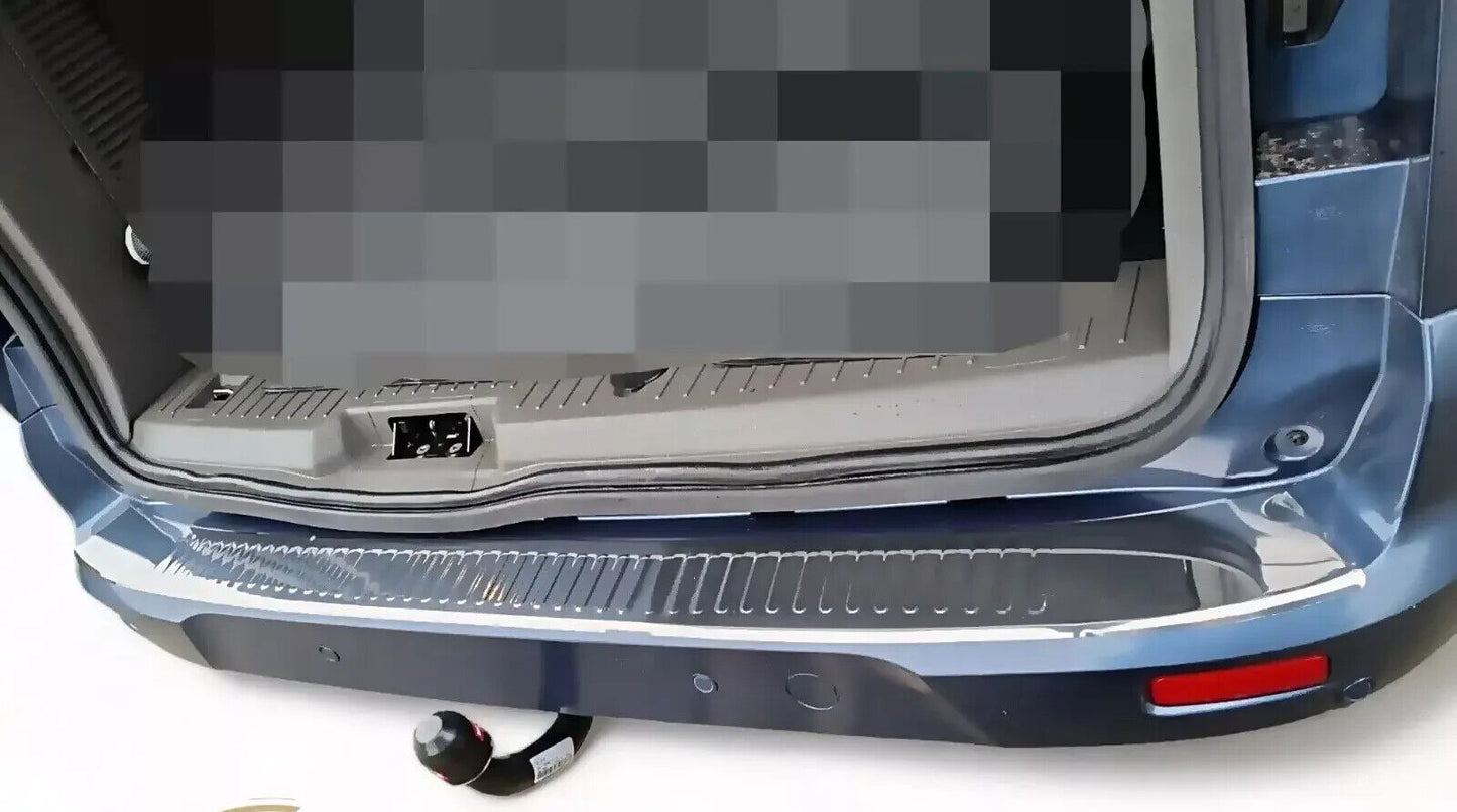 Chrome Rear Bumper Protector Steel For Ford Tourneo Transit Connect 2013-2023