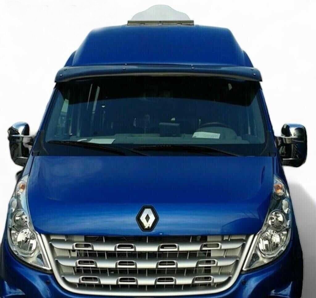 ABS SUN VISOR SOILD BLACK ACRYLIC Compatible For RENAULT MASTER 2010-2017