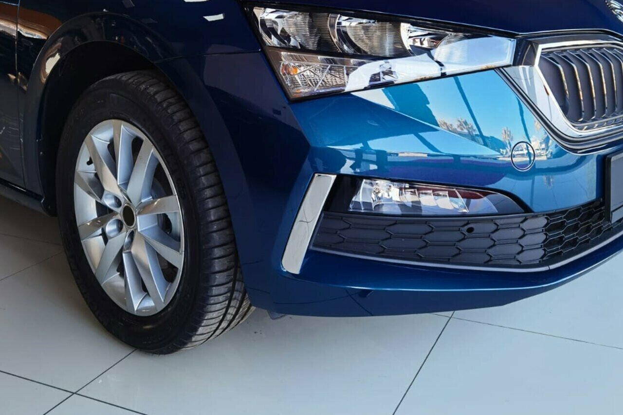 Chrome Fog Lamp Side Sill Cover 2Pcs Stainless Steel For Scoda Scala 2019-2023