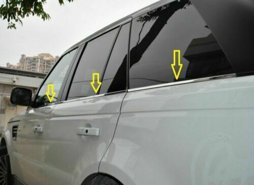 Chrome Windows Frame Trim Strips 6pcs For Range Rover SPORT 2005-2013
