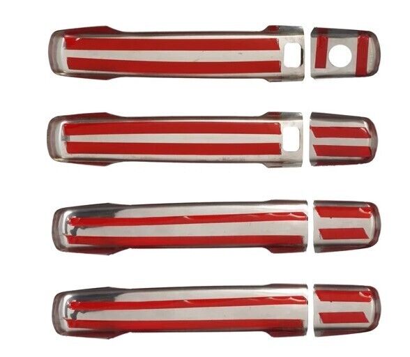 Chrome Door Handle Covers S. Steel 4 doors For Nissan J10 Qashqai 2006-2014