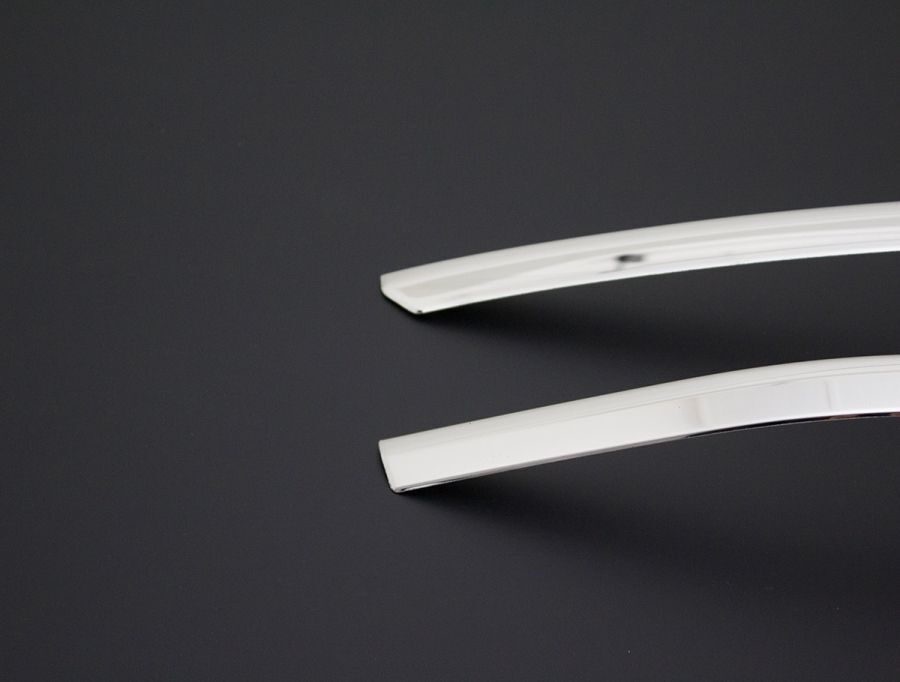 Chrome Front Bumper Streamers 4Pcs S.Steel For VW T6.1 TRANSPORTER 2019-2021