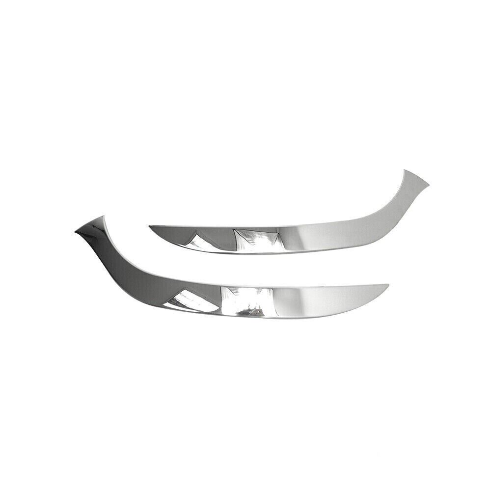 Chrome Head Lamp Light Surround Trim 2Pc For R. CLIO IV HB 2012-2018