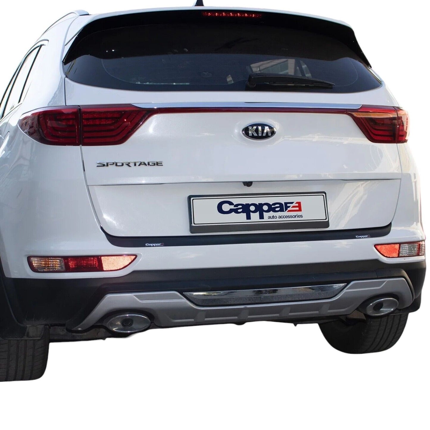 Abs Plastic Rear Bumper Protector (Black) For KIA SPORTAGE IV QL 2015-2018