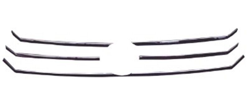 Chrome Front Grill Strips Trim Streamer 6 Pcs S. Steel FITS CRAFTER 2013-2016