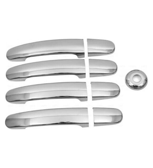 Door Handle Cover S. Steel 4-Door for Ford Transit MK8 & Tourneo Custom