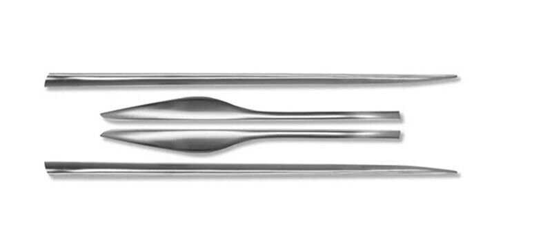Chrome Side Door Streamer 4Pcs S.Steel Renault Clio IV HB 5D/SW 2012-2019