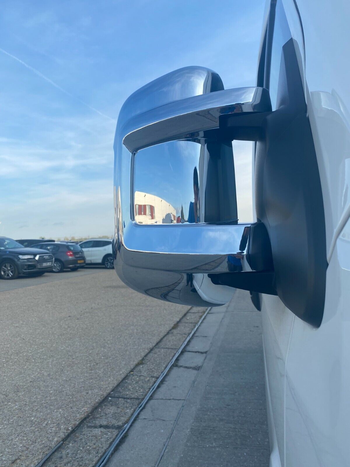 CHROME WING MIRROR COVER ABS FOR FIAT DUCATO/CITROEN RELAY/PEUGEOT BOXER 2006-24