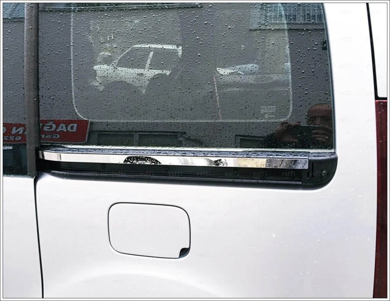 Chrome Side Door Sliding Rail Trim 2 pcs For Citroen BERLINGO II 2008 to 2018