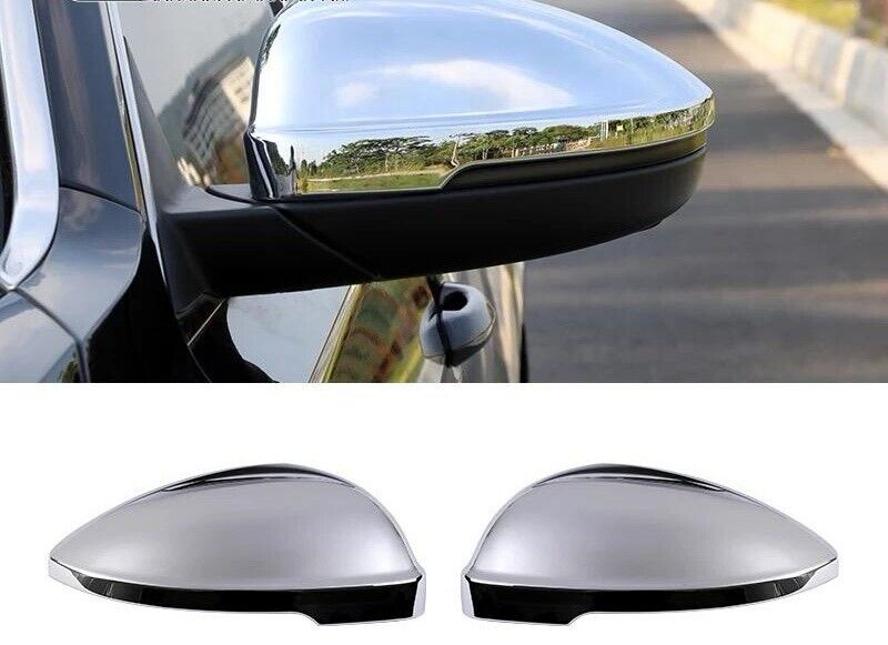 Chrome Wing Mirror Cover 2pcs S.STEEL For PASSAT 3C B8/B8.5 2014-2024