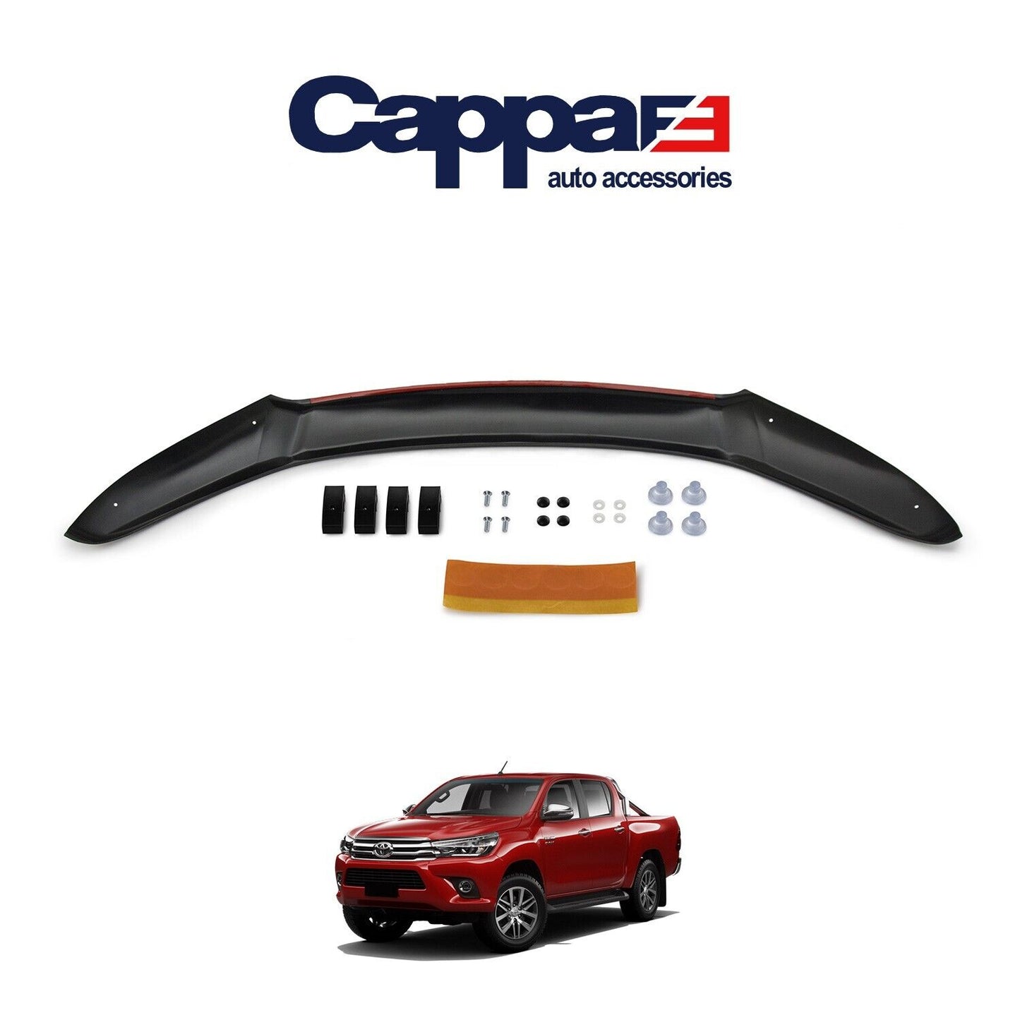BONNET WIND STONE DEFLECTOR PROTECTOR FOR TOYOTA HILUX 2015-2020
