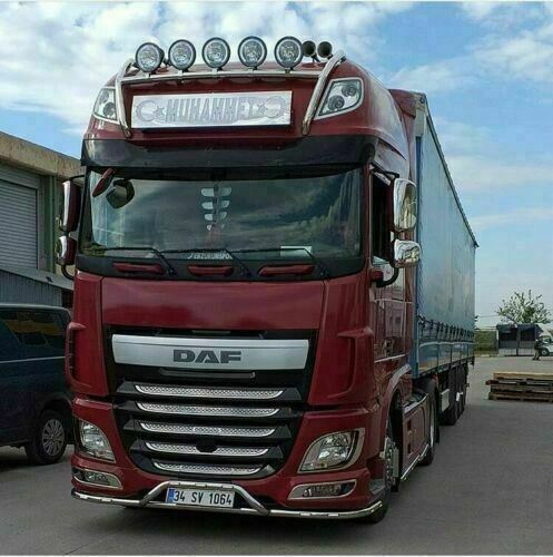 Chrome Wing Mirror Cover 4Pieces Stainless Steel FOR DAF XF 106 Euro 6