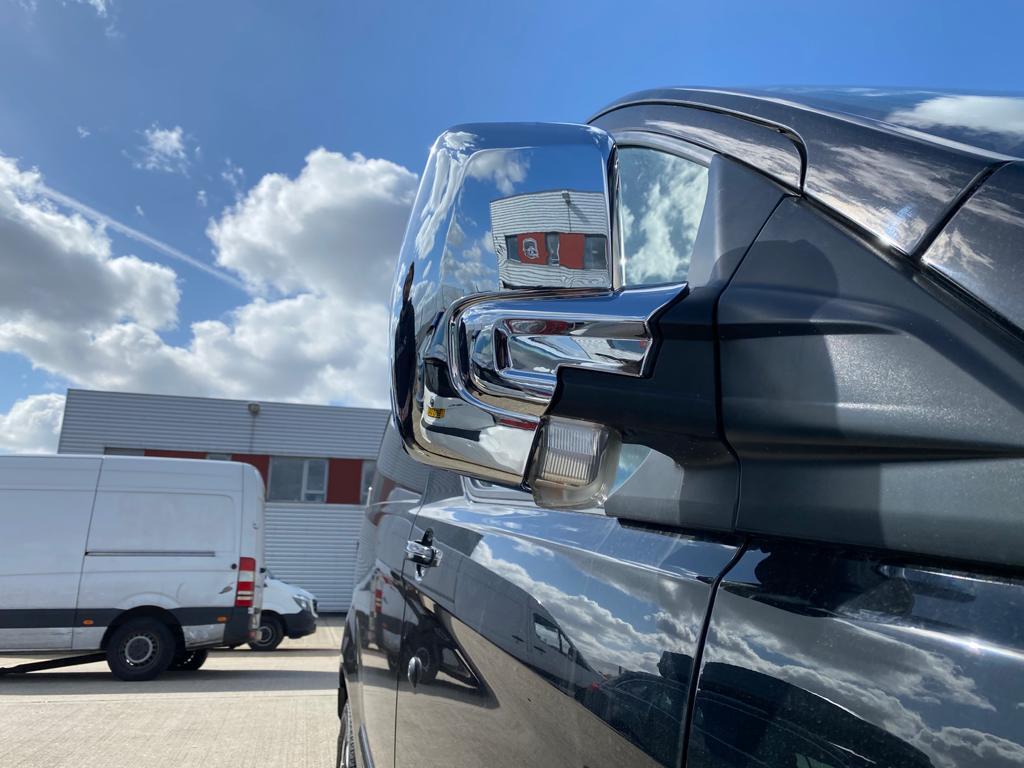 Abs Chrome Wing Mirror Cover 2Pieces For Ford Transit Custom Tourneo 2012-2023