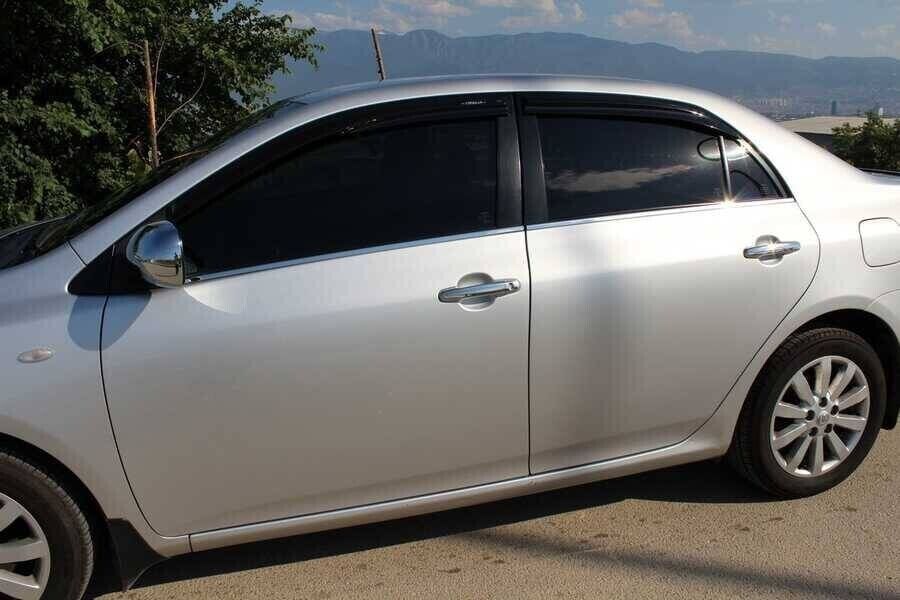 Chrome Windows Frame Trims 4 pcs S.STEEL For Toyota Corolla 2007-2012