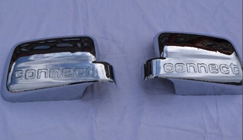 Chrome Mirror Covers 2 Pcs FITS Transit Tourneo Connect 2009-2013