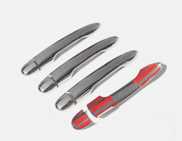Chrome Door Handle Cover 4 Dr S.Steel Renault Megane II/Laguna 3/4/Scenic MK2