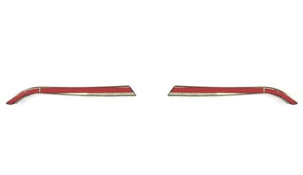 Chrome Rear Reflector Frame 2Pcs S.Steel For R. Clio V HB 2019-2023