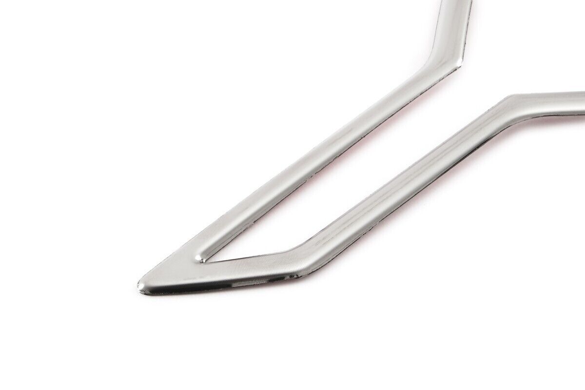 Chrome Fog Light Covers Trims 2 pcs S. Steel Dacia Sandero 3 HB 5D 2020-2023
