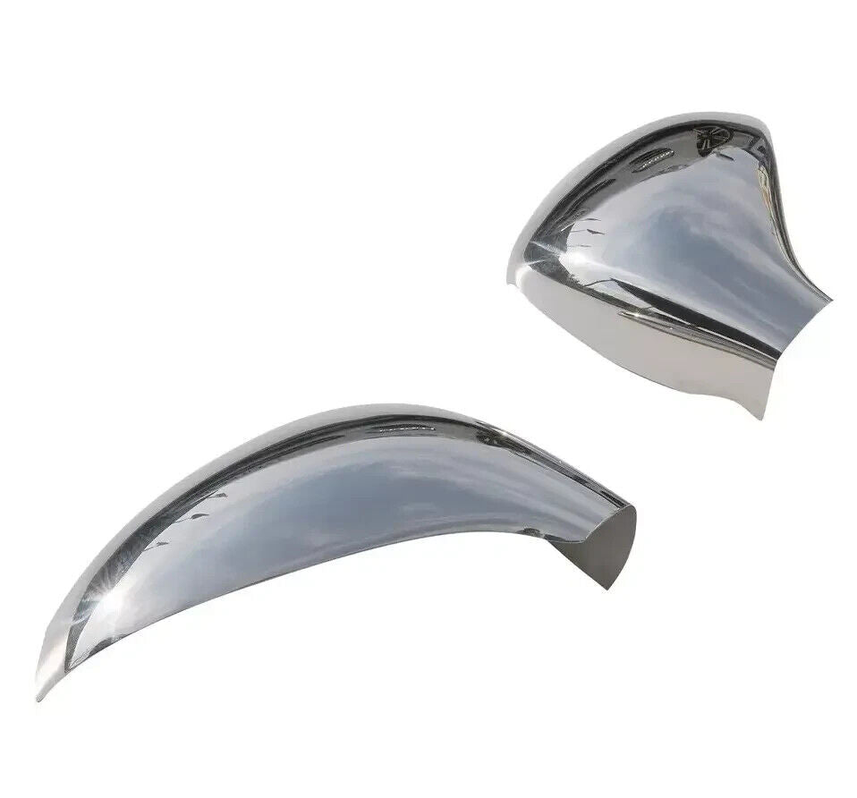 Chrome Wing Mirror Cover 2pcs Stainless Steel For 2006-2013 Peugeot 207/307