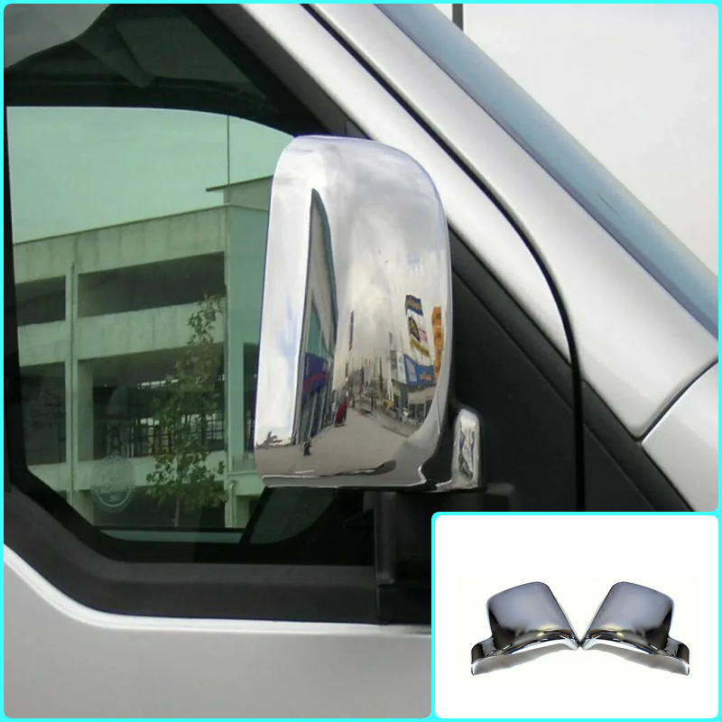 Abs Chrome Wing Mirror Cover 2pcs For Ford Transit Tourneo Connect 2002-2009