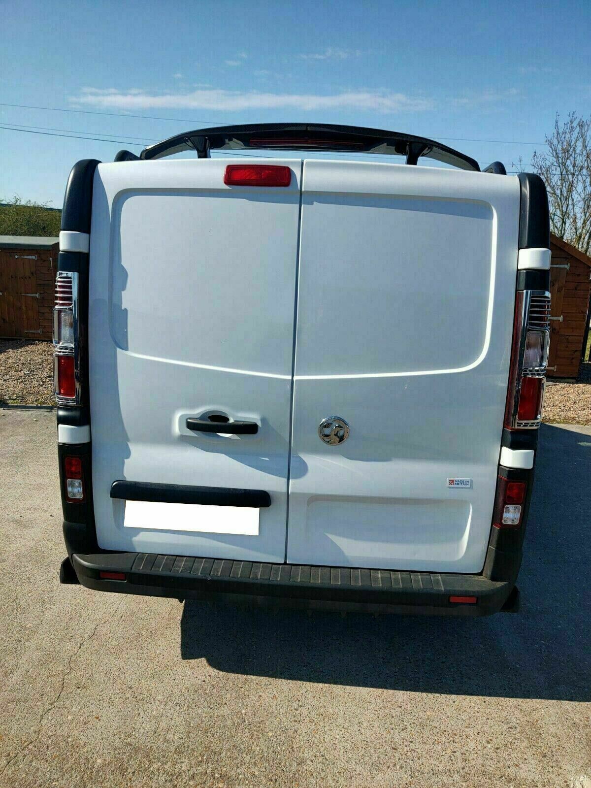 Abs Chrome Rear Lamp Rim Cover For Vauxhall Opel Vivaro/Renault Trafic 2014-2023