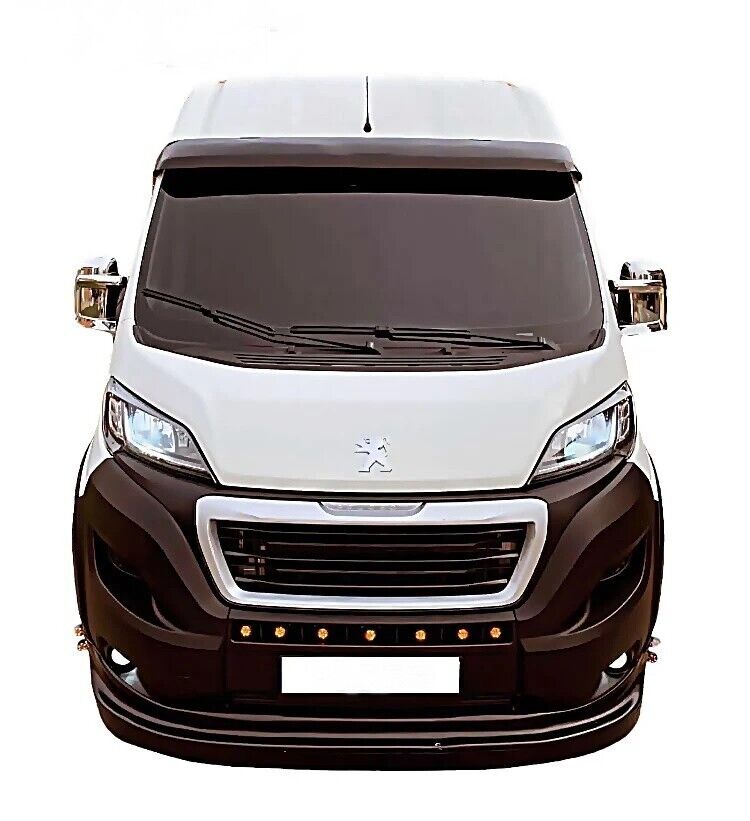 ABS SUN VISOR SOILD BLACK ACRYLIC Compatible For DUCATO/BOXER/RELAY 2006-2023