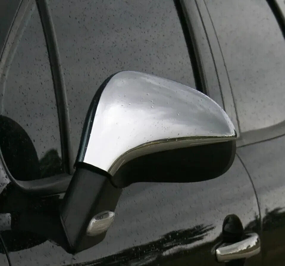 Chrome Wing Mirror Cover 2pcs Stainless Steel For 2006-2013 Peugeot 207/307