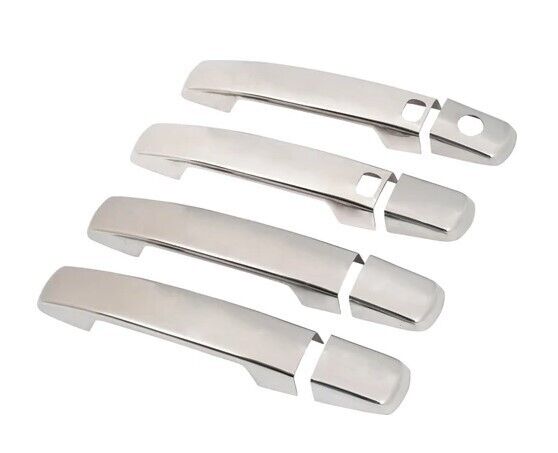 Chrome Door Handle Covers S. Steel 4 doors For Nissan J10 Qashqai 2006-2014
