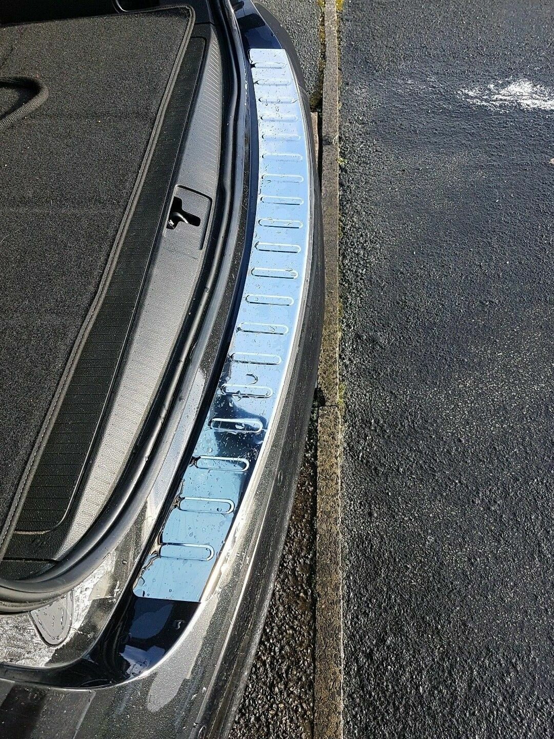 Chrome Rear Bumper Protector For Vauxhall Opel Zafira C Tourer 2011-2018