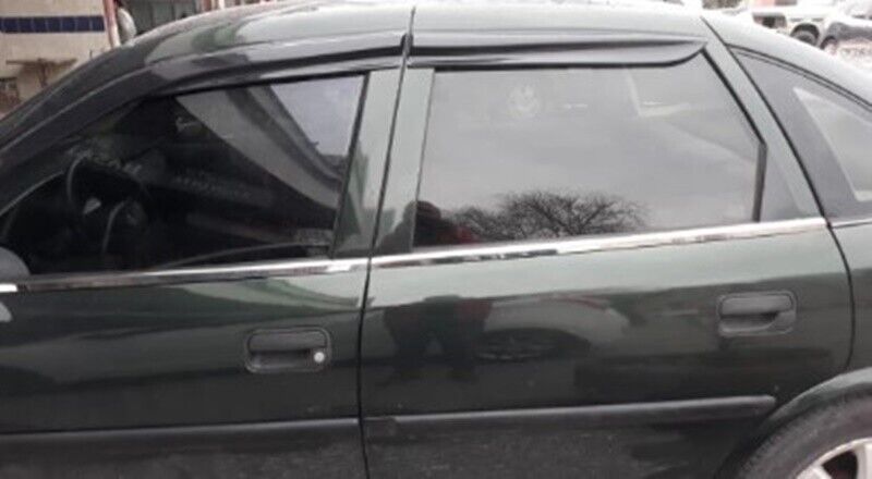 Chrome Windows Frame Trims 4 pcs S.STEEL For Vauxhall Opel Corsa B 1996-2000