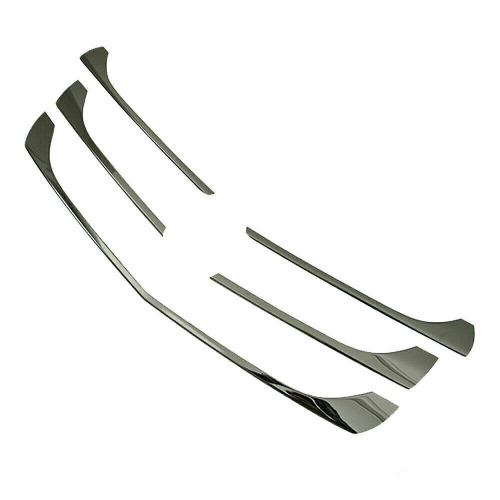 Dark Chrome Front Grill 5Pcs Stainless Steel For Mercedes Vito 2104-2020