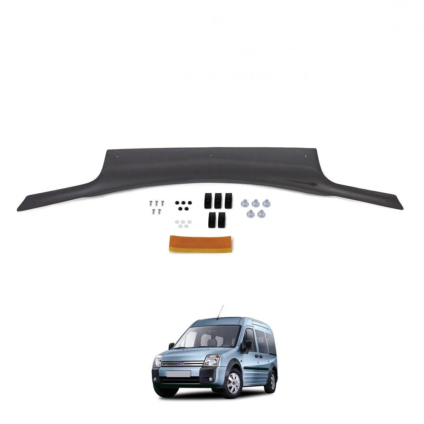 BONNET WIND STONE DEFLECTOR PROTECTOR FOR FORD TRANSIT CONNECT 2002-2013