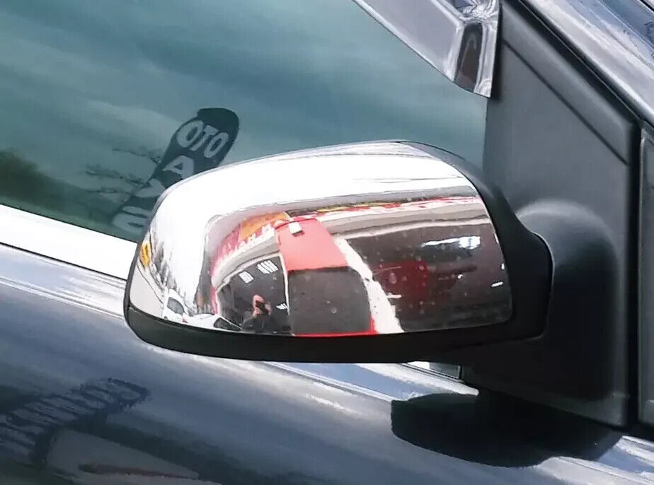 Chrome Door Wing Mirror Cover 2Pcs For Ford C-Max/Fiesta V/Focus MK2/Fusion