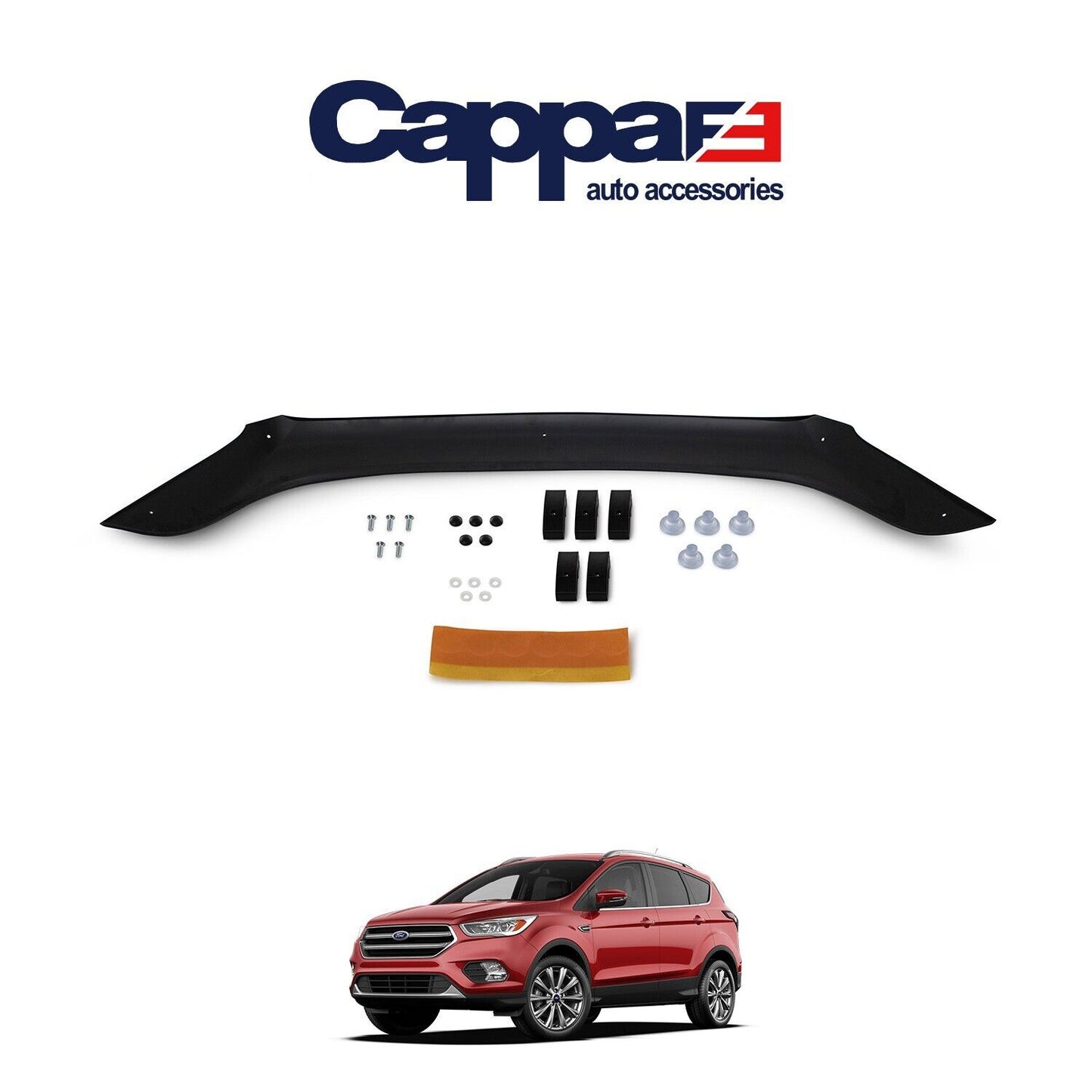 BONNET WIND STONE DEFLECTOR PROTECTOR FOR FORD KUGA MK2 2017-2019