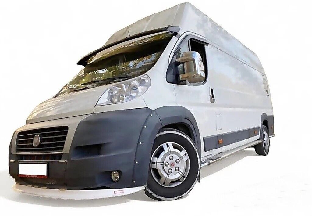 ABS SUN VISOR SOILD BLACK ACRYLIC Compatible For DUCATO/BOXER/RELAY 2006-2023