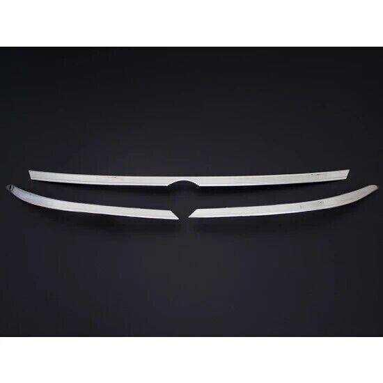Chrome Front Head Light Upper Trims 3pcs S.Steel FOR VW Passat B8 B8.5 2014-2023