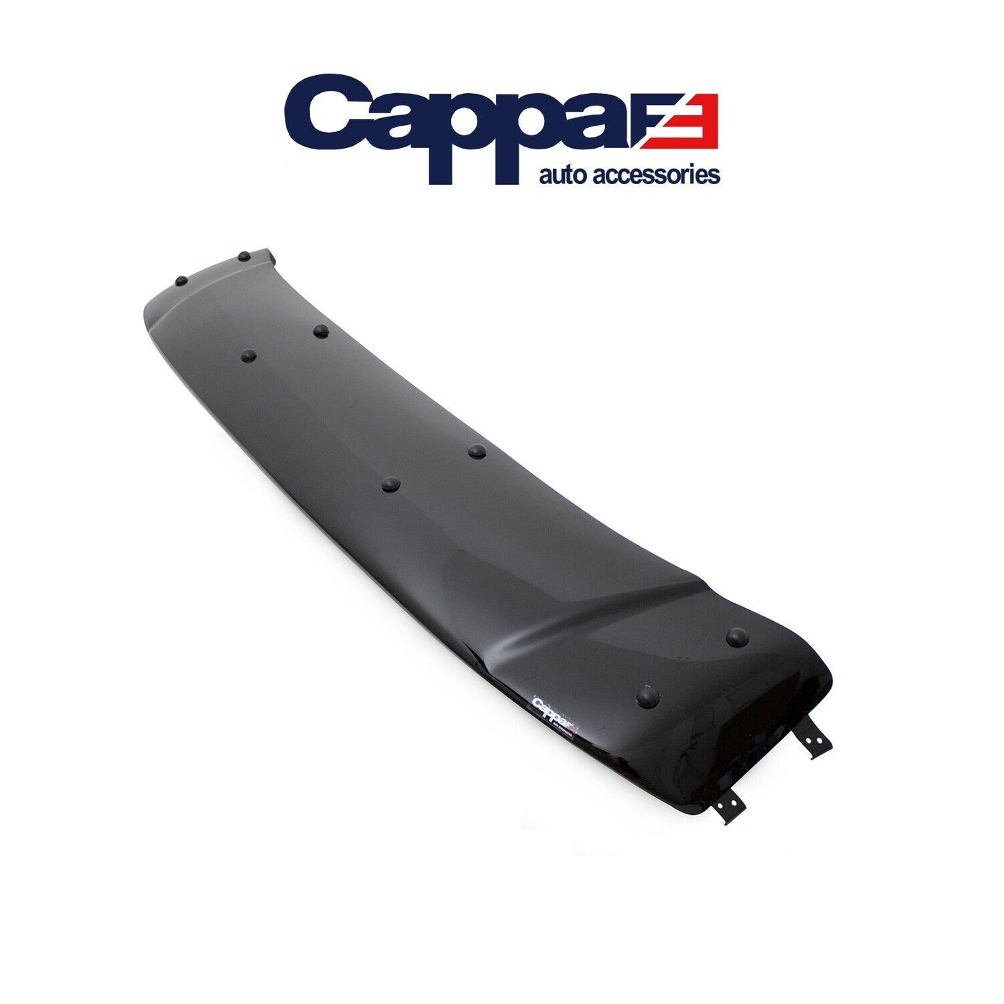 Sun Visor and Bug Guard Solid Black Acrylic For VW T4 TRANSPORTER/CARAVELLE