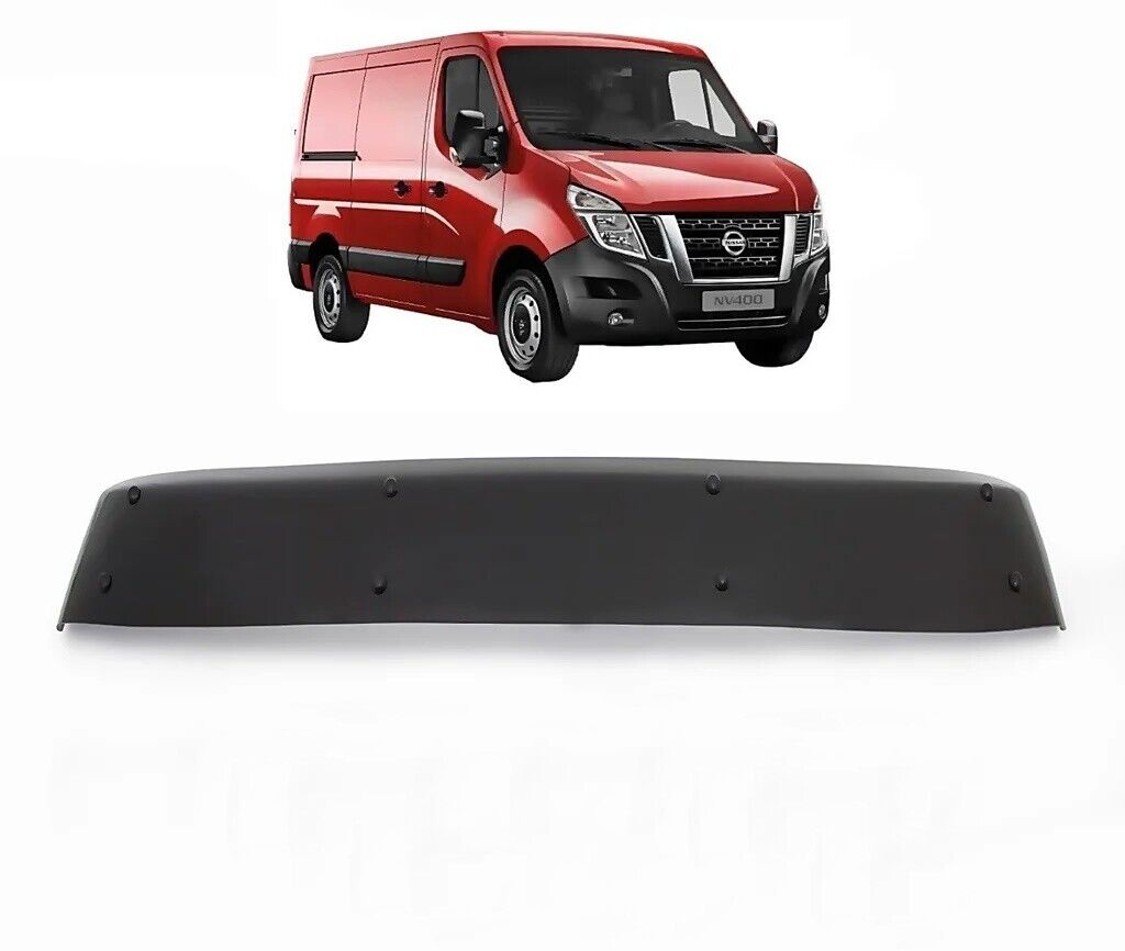 ABS SUN VISOR SOILD BLACK ACRYLIC Compatible For VAUXHALL OPEL MOVANO 2010-2017