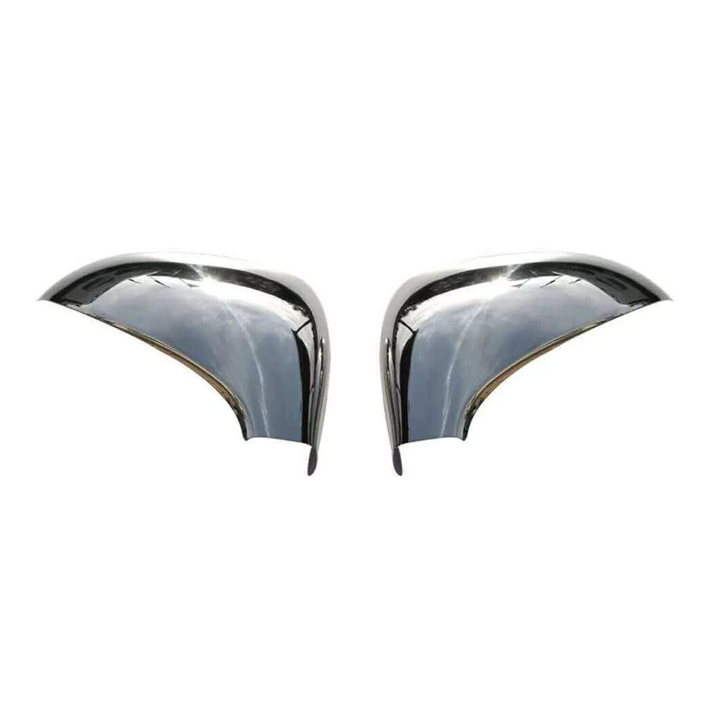 Chrome Wing Mirror Cover 2pcs Stainless Steel For 2006-2013 Peugeot 207/307