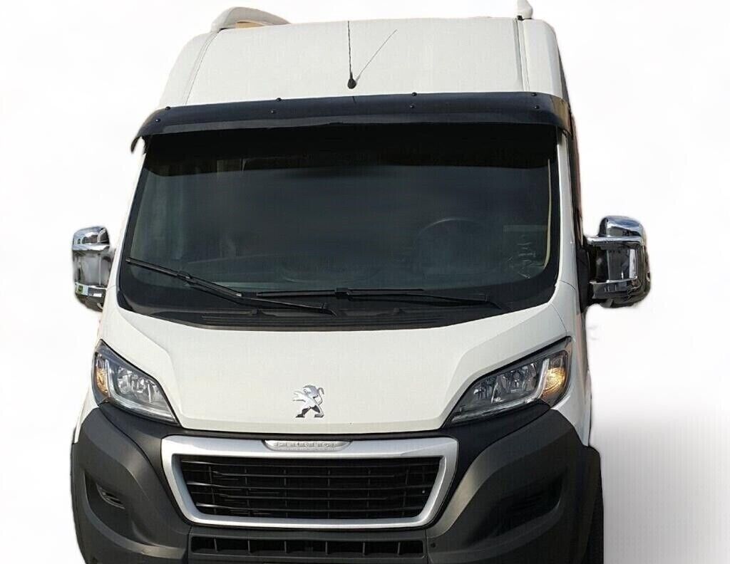 ABS SUN VISOR SOILD BLACK ACRYLIC Compatible For DUCATO/BOXER/RELAY 2006-2023