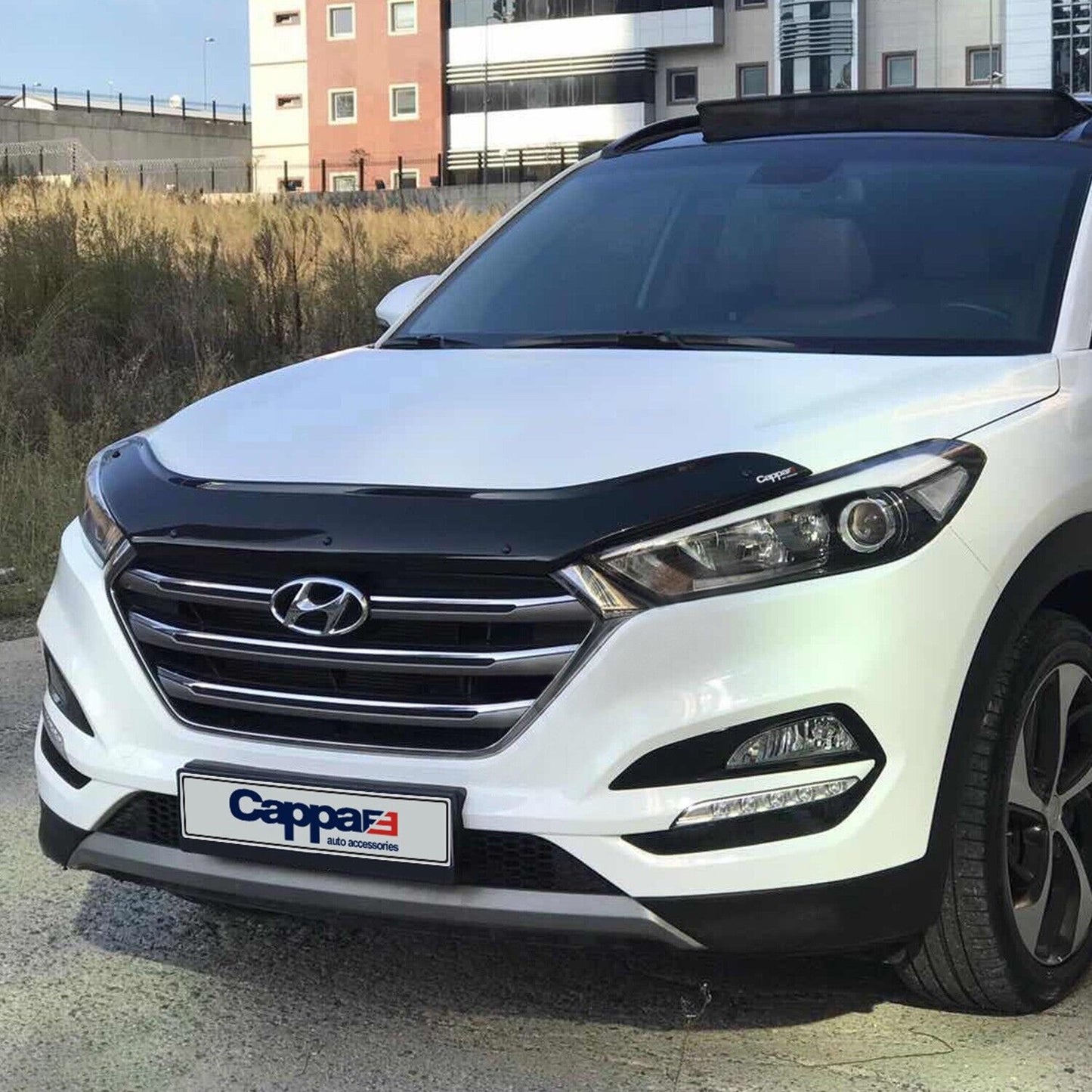 BONNET WIND STONE DEFLECTOR PROTECTOR FOR HYUNDAI TUCSON 2015-2020