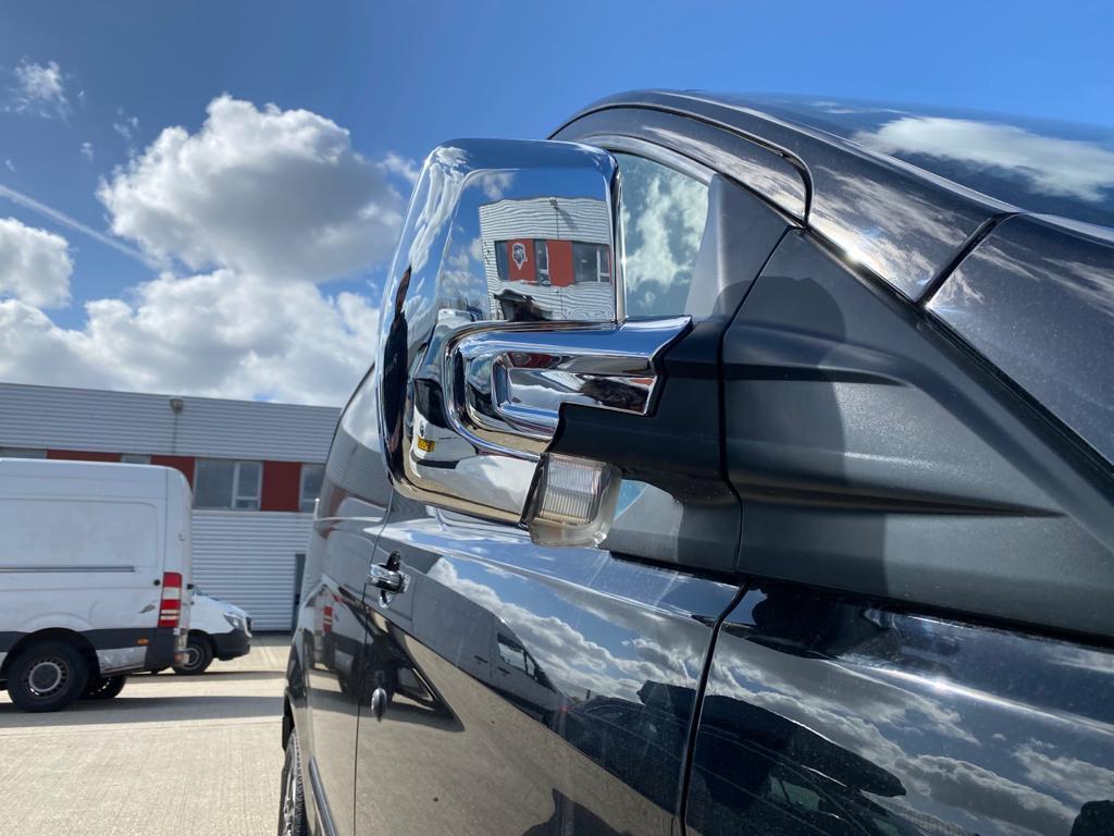 Abs Chrome Wing Mirror Cover 2Pieces For Ford Transit Custom Tourneo 2012-2023