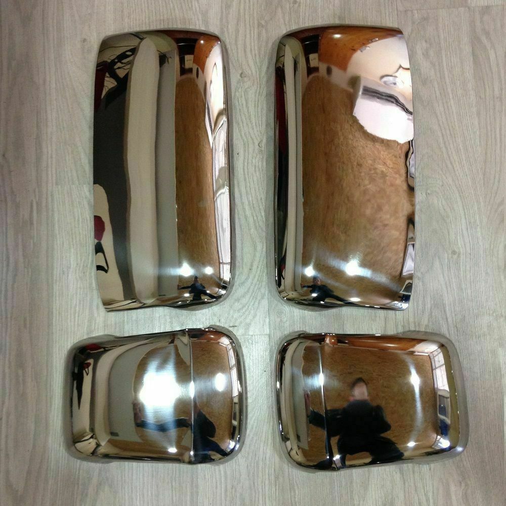 Chrome Wing Mirror Cover Set 4Pieces Stainless Steel For VOLVO FH12/FH13