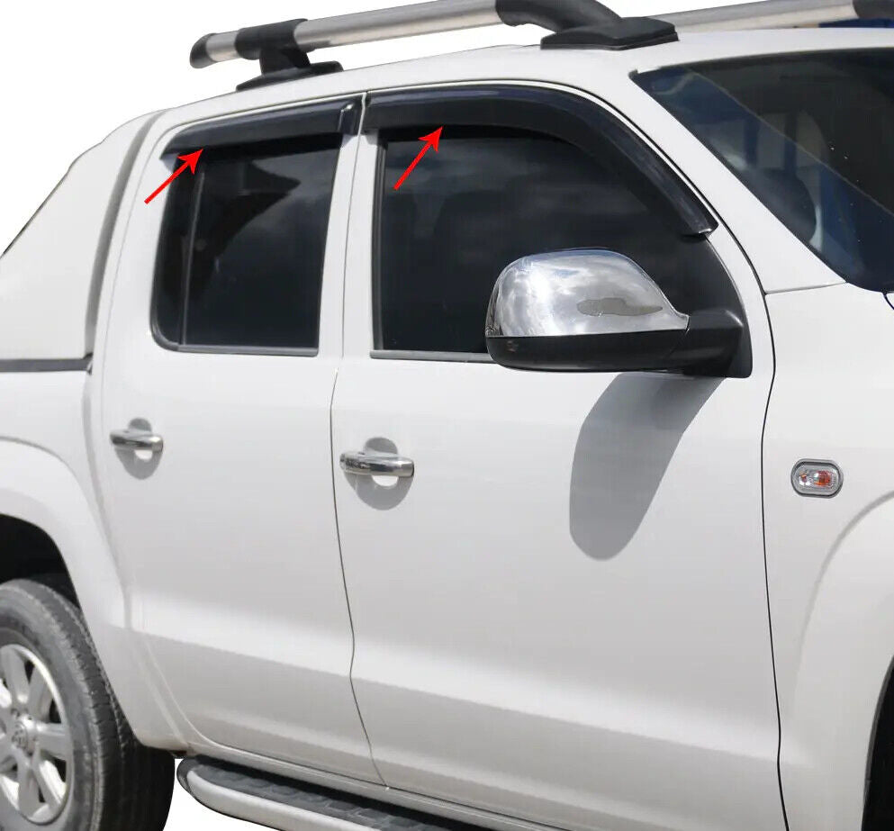 Wind Rain Deflectors LH & RH (4 pieces) For AMAROK 2010-2023