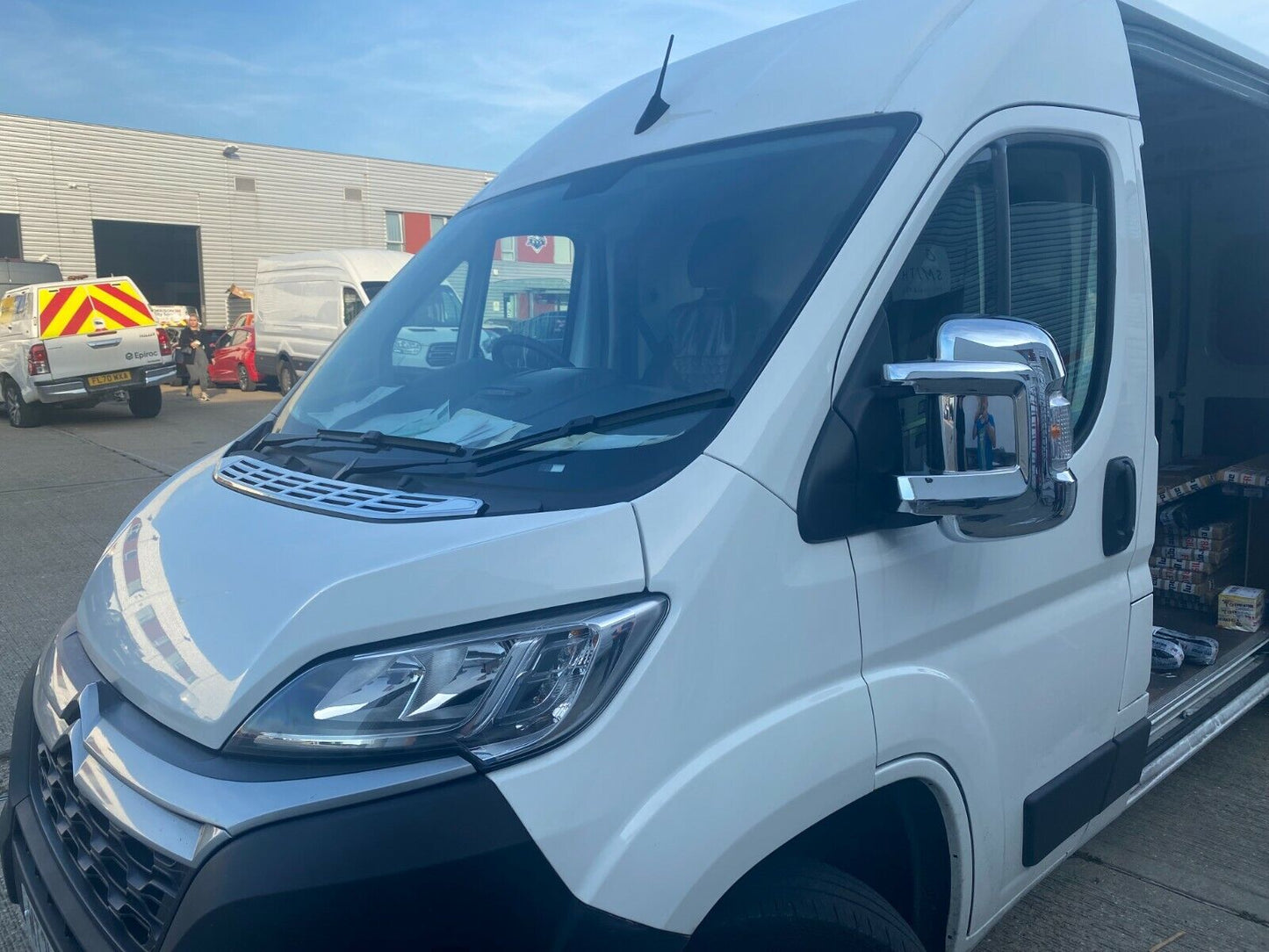 CHROME WING MIRROR COVER ABS FOR FIAT DUCATO/CITROEN RELAY/PEUGEOT BOXER 2006-24