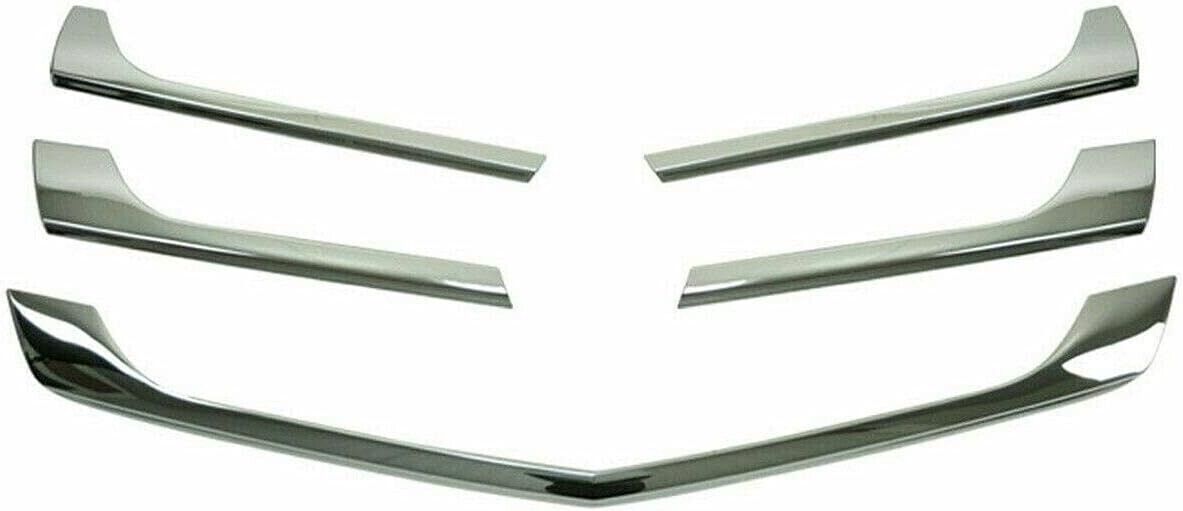 Chrome Front Grill Streamers 5 Pcs S. Steel for Mercedes Sprinter W906 2013-2017