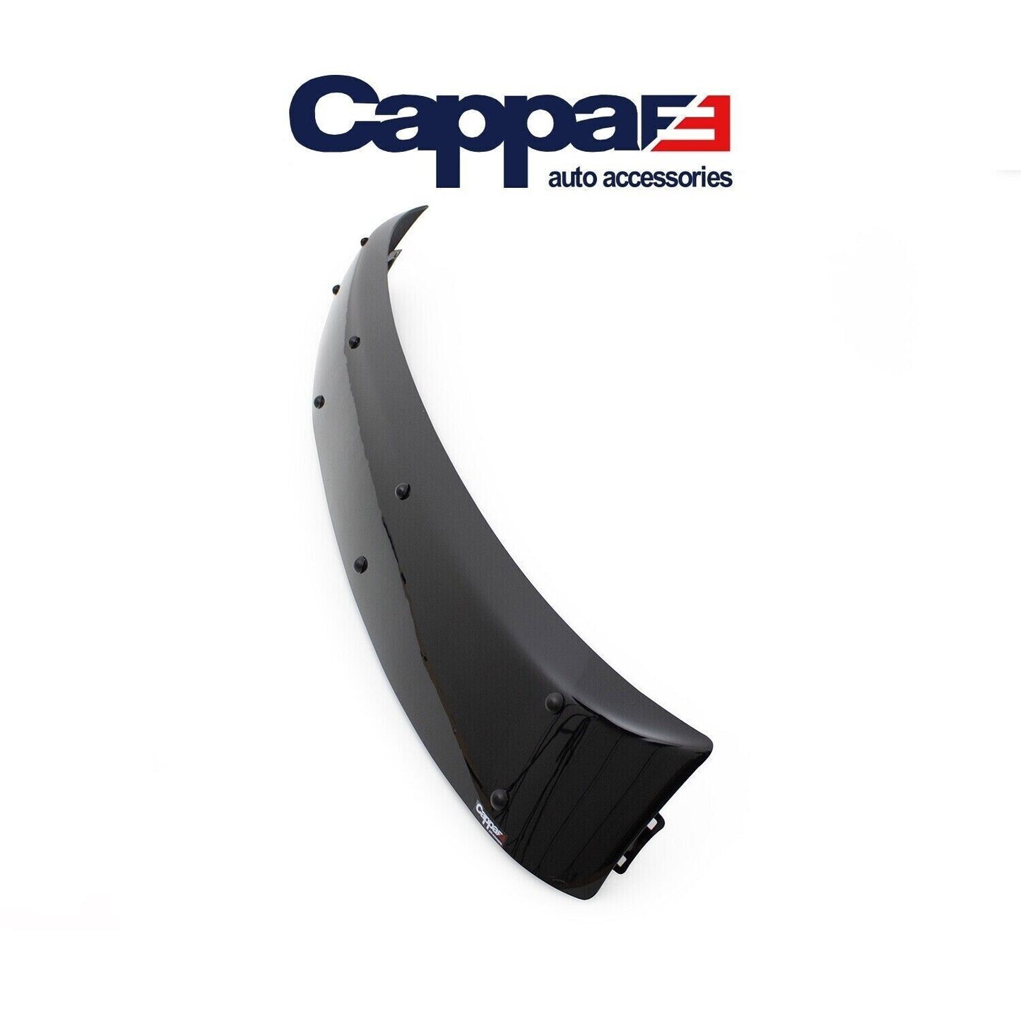 Sun Visor and Bug Guard Solid Black Acrylic For FORD TRANSIT MK8 2014-2018